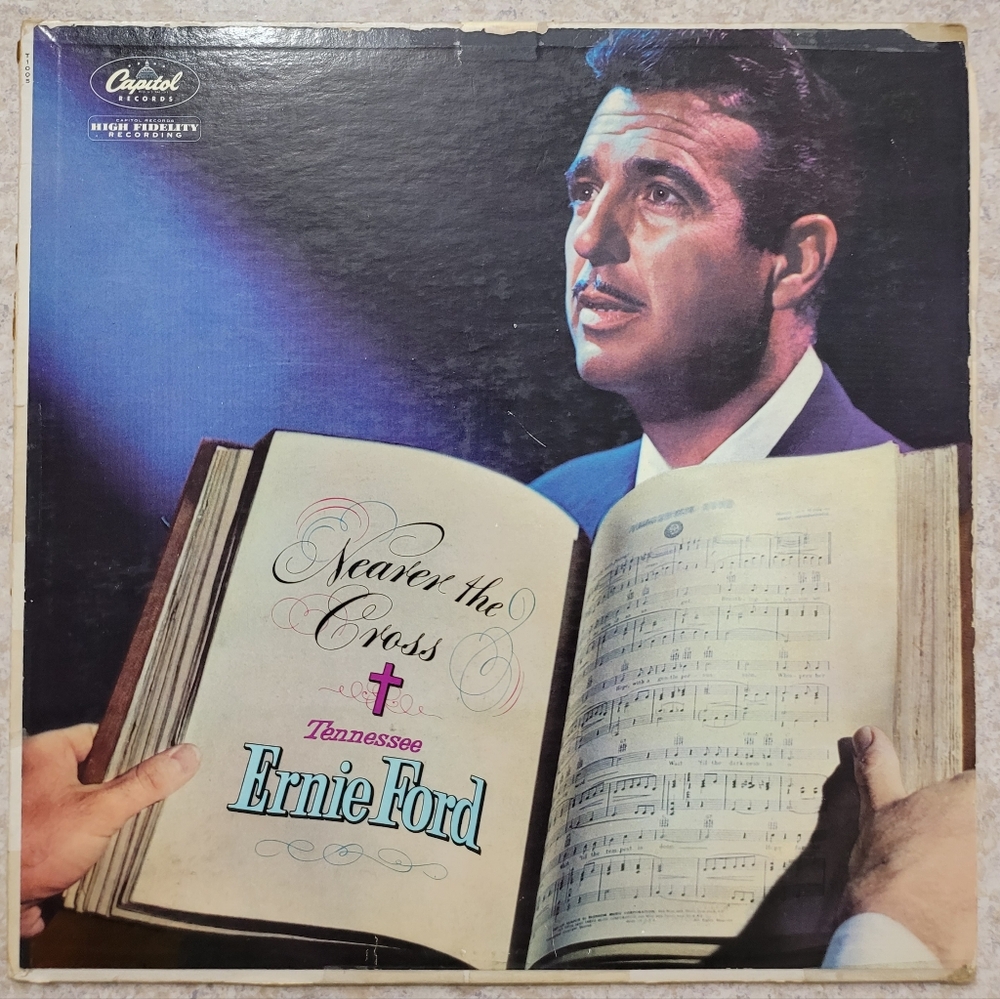 Tennessee Ernie Ford Nearer The Cross LP Vinyl Record Album